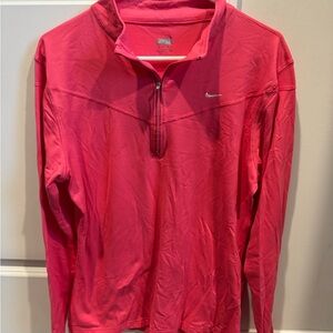 Nike Fuchsia Quarter-Zip Top